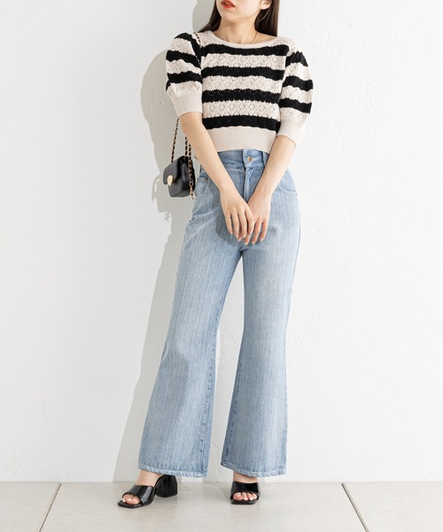 Chico（チコ）の「グログランリボン柄編み2wayニット（カーディガン/ボレロ・レディース・ホワイト系その他2/ブラック/アイボリー/ピンク・FREE）」の16枚目の写真