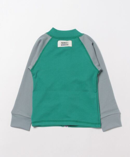 HOGAN RANCH WEAR（ホーガンランチウエア）の「boy’s ZIPラッシュガード/UVカット(80～140cm)（ラッシュガード・キッズ・グリーン/ブラウン・80/90/100/110/120/130/140）」の7枚目の写真