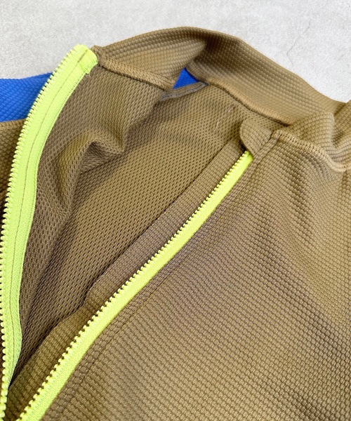 HOGAN RANCH WEAR（ホーガンランチウエア）の「boy’s ZIPラッシュガード/UVカット(80～140cm)（ラッシュガード・キッズ・グリーン/ブラウン・80/90/100/110/120/130/140）」の3枚目の写真