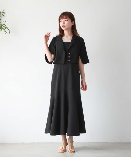 archives（アルシーヴ）の「スリットスリーブシャツジャケット（その他アウター・レディース・アイボリー/ブラック/グリーン・MEDIUM）」の10枚目の写真