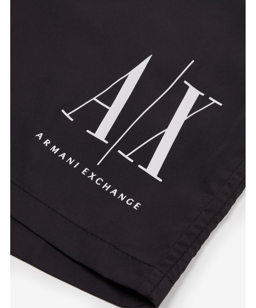 水着 「A|X アルマーニ エクスチェンジ」AXロゴ　スイムショーツ（水着） A|X アルマーニ エクスチェンジAXロゴ サイドラインボートショーツ