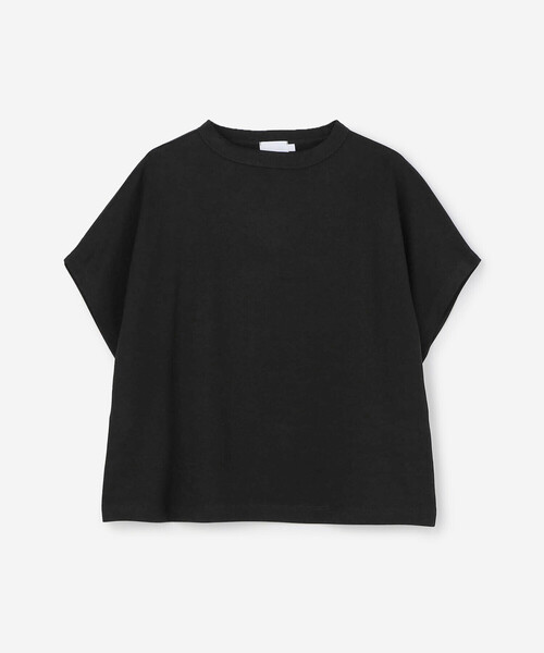handvaerk(ハンドバーク)の「handvaerk | 60/2 キャップスリーブTシャツ SOLID WOMEN(Tシャツ/カットソー・レディース・ホワイト/ベージュ/ブラック/ダークグレー/ピンク/ライトブルー・S)」の2枚目の写真
