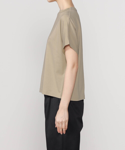 handvaerk(ハンドバーク)の「handvaerk | 60/2 キャップスリーブTシャツ SOLID WOMEN(Tシャツ/カットソー・レディース・ホワイト/ベージュ/ブラック/ダークグレー/ピンク/ライトブルー・S)」の20枚目の写真