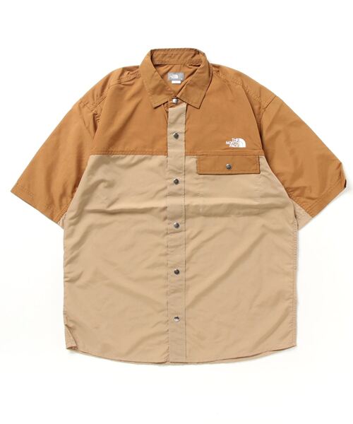 ザ ノース フェイス THE NORTH FACE S/S Nuptse Shirt_ショート
