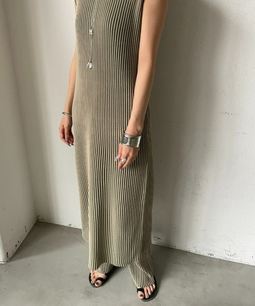 AIC.（エーアイシー）の「配色リブストレートパンツ/セットアップ可能（その他パンツ・レディース・ブラック/カーキ・FREE）」の18枚目の写真