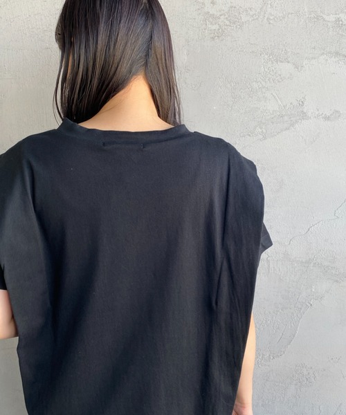 mizuiro ind（ミズイロインド）Tシャツ・カットソー 黒 サイズ:F