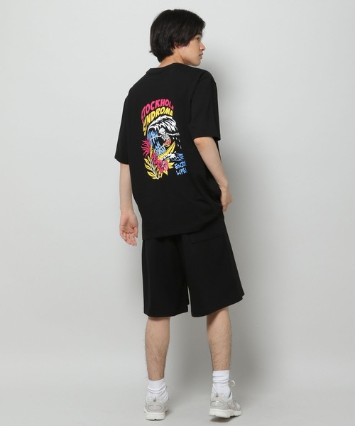 STOCKHOLM SYNDROME（ストックホルムシンドローム）の「【UNISEX】STOCKHOLM SYNDROME／サーフィンスケルトンT 2907416（Tシャツ/カットソー・レディース・ホワイト/ブラック・FREE）」の10枚目の写真