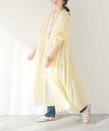 ジャーナルスタンダード　白ワンピース セール】40リネン Vネックワンピース（ワンピース）｜JOURNAL STANDARD