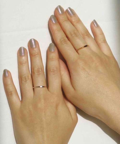 foun.(フォウン)の「【foun.】シルバー925 変形デザインリング Slap ring(リング・レディース・シルバー・11/13/9)」の2枚目の写真