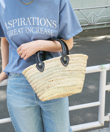 Fatima morocco | 【Fatima Morocco/ファティマ モロッコ】別注ハンドルバケットS(かごバッグ)