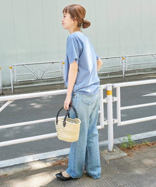 Fatima morocco（ファティマモロッコ）の「【Fatima Morocco/ファティマ モロッコ】別注ハンドルバケットS（かごバッグ・レディース・ブラック/ホワイト/キャメル・FREE）」の15枚目の写真