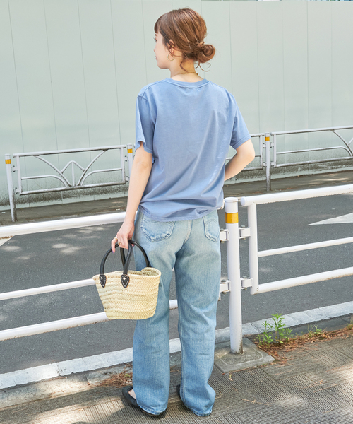 Fatima morocco（ファティマモロッコ）の「【Fatima Morocco/ファティマ モロッコ】別注ハンドルバケットS（かごバッグ・レディース・ブラック/ホワイト/キャメル・FREE）」の4枚目の写真