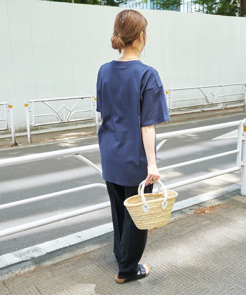 Fatima morocco（ファティマモロッコ）の「【Fatima Morocco/ファティマ モロッコ】別注ハンドルバケットS（かごバッグ・レディース・ブラック/ホワイト/キャメル・FREE）」の18枚目の写真