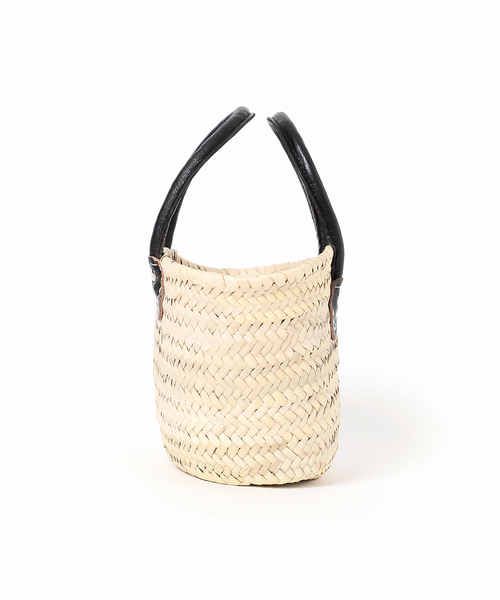 Fatima morocco（ファティマモロッコ）の「【Fatima Morocco/ファティマ モロッコ】別注ハンドルバケットS（かごバッグ・レディース・ブラック/ホワイト/キャメル・FREE）」の20枚目の写真