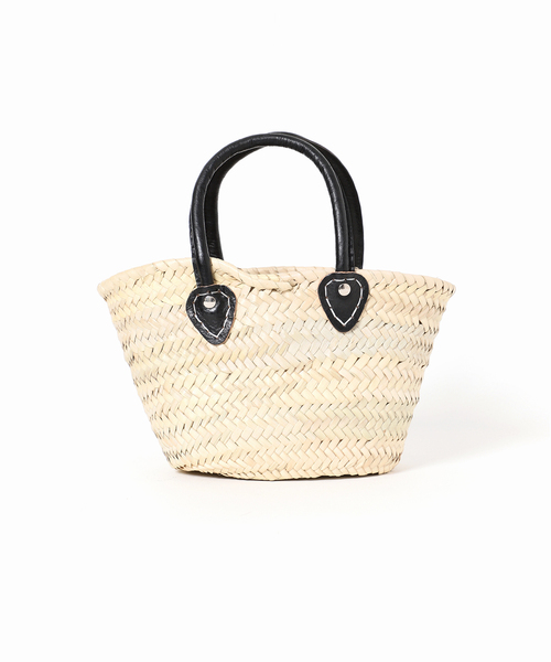 Fatima morocco（ファティマモロッコ）の「【Fatima Morocco/ファティマ モロッコ】別注ハンドルバケットS（かごバッグ・レディース・ブラック/ホワイト/キャメル・FREE）」の11枚目の写真