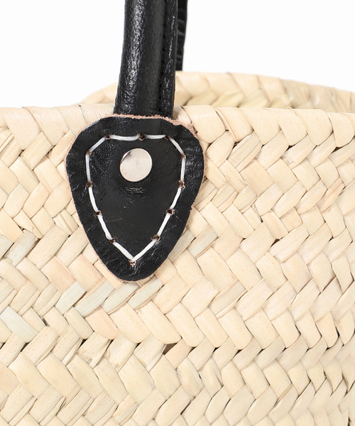 Fatima morocco（ファティマモロッコ）の「【Fatima Morocco/ファティマ モロッコ】別注ハンドルバケットS（かごバッグ・レディース・ブラック/ホワイト/キャメル・FREE）」の19枚目の写真