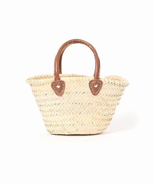 Fatima morocco（ファティマモロッコ）の「【Fatima Morocco/ファティマ モロッコ】別注ハンドルバケットS（かごバッグ・レディース・ブラック/ホワイト/キャメル・FREE）」の12枚目の写真