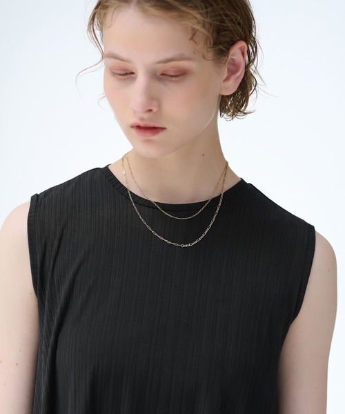 LANVIN en Bleu(ランバンオンブルー)の「スリムチェーンネックレス(ネックレス・レディース・ゴールド/シルバー・FREE)」の3枚目の写真
