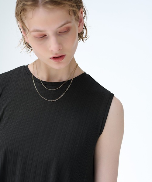 LANVIN en Bleu(ランバンオンブルー)の「スリムチェーンネックレス(ネックレス・レディース・ゴールド/シルバー・FREE)」の4枚目の写真