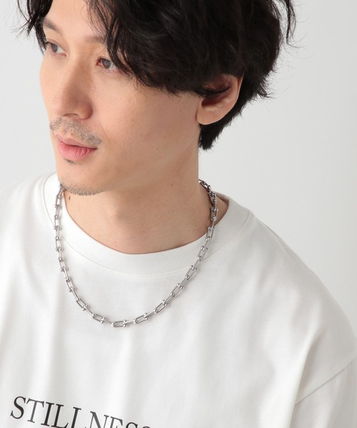 GLOBAL WORK(グローバルワーク)の「UNISEX/ステンレスチェーンネックレス/906965(ネックレス・レディース・シルバー/ゴールド・FREE)」の4枚目の写真