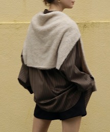 CREDONA | cdn刺繍ストライプルーズSH(シャツ/ブラウス)