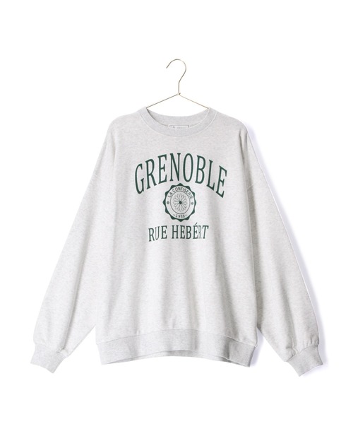 ROPE' PICNIC(ロペピクニック)の「リンクコーデ/BIGカレッジロゴスウェット(スウェット・レディース・ネイビー/チャコールグレー/ライトグレー/グレー・38)」の19枚目の写真