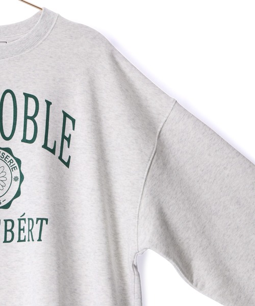 ROPE' PICNIC(ロペピクニック)の「リンクコーデ/BIGカレッジロゴスウェット(スウェット・レディース・ネイビー/チャコールグレー/ライトグレー/グレー・38)」の5枚目の写真