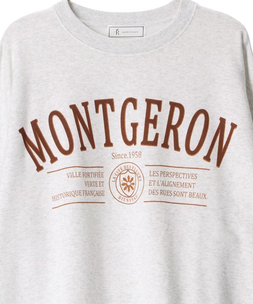 ROPE' PICNIC(ロペピクニック)の「リンクコーデ/BIGカレッジロゴスウェット(スウェット・レディース・ネイビー/チャコールグレー/ライトグレー/グレー・38)」の20枚目の写真