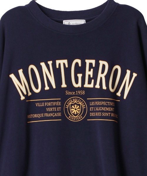 ROPE' PICNIC(ロペピクニック)の「リンクコーデ/BIGカレッジロゴスウェット(スウェット・レディース・ネイビー/チャコールグレー/ライトグレー/グレー・38)」の16枚目の写真