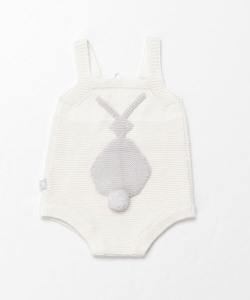 STELLA McCARTNEY(ステラマッカートニー)の「STELLA McCARTNEY (ステラマッカートニー)Kids & Junior ウールブレンドロンパース(ロンパース・キッズ・アイボリー・6M)」の2枚目の写真