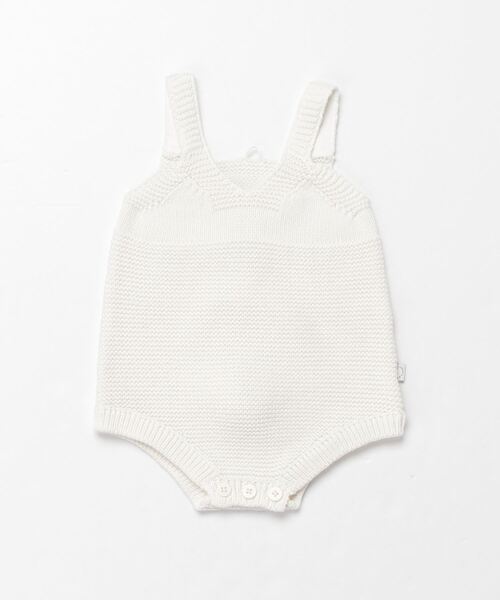 STELLA McCARTNEY(ステラマッカートニー)の「STELLA McCARTNEY (ステラマッカートニー)Kids & Junior ウールブレンドロンパース(ロンパース・キッズ・アイボリー・6M)」の3枚目の写真