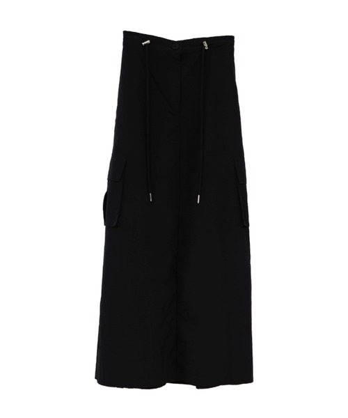LVEU.(ラブユ.)の「Drawcord cargo skirt / ドローコードカーゴスカート(スカート・レディース・ブラック・FREE)」の19枚目の写真