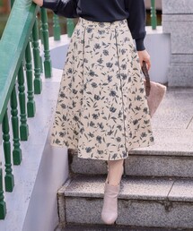 ANY SIS（エニィスィス）の「【洗える】フローラルパターン スカート（スカート）」