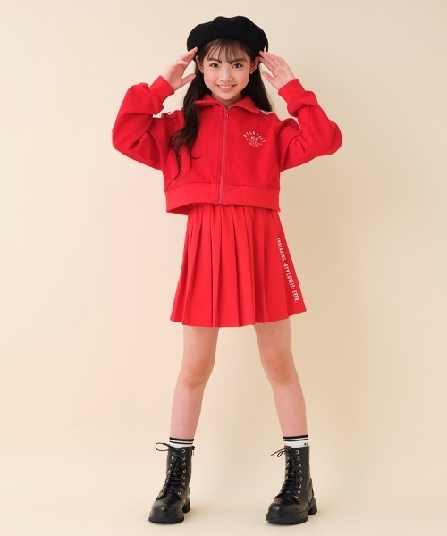 by LOVEiT（バイラビット）の「インパン付きライン入りプリーツチアスカート（スカート・キッズ・グリーン/レッド/ブラック/ピンク・140cm/130cm/150cm/120cm/160cm）」の14枚目の写真