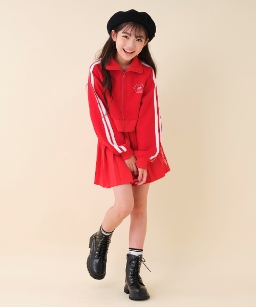 by LOVEiT（バイラビット）の「インパン付きライン入りプリーツチアスカート（スカート・キッズ・グリーン/レッド/ブラック/ピンク・140cm/130cm/150cm/120cm/160cm）」の15枚目の写真