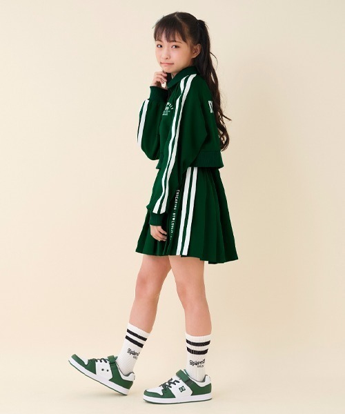 by LOVEiT（バイラビット）の「インパン付きライン入りプリーツチアスカート（スカート・キッズ・グリーン/レッド/ブラック/ピンク・140cm/130cm/150cm/120cm/160cm）」の13枚目の写真