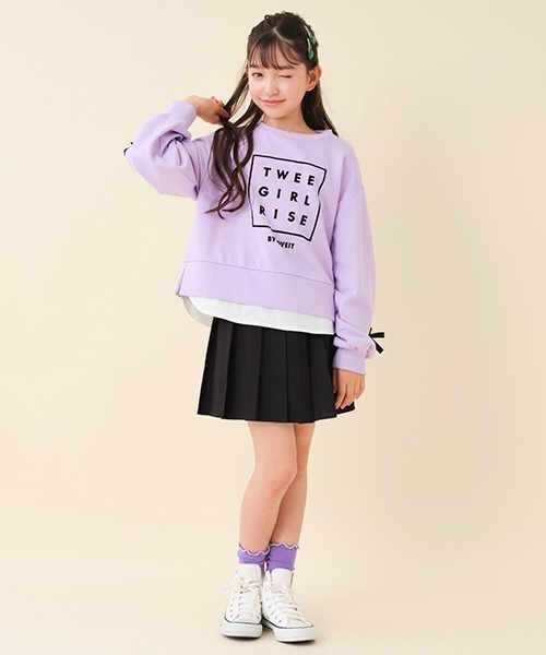 by LOVEiT（バイラビット）の「インパン付きライン入りプリーツチアスカート（スカート・キッズ・グリーン/レッド/ブラック/ピンク・140cm/130cm/150cm/120cm/160cm）」の18枚目の写真