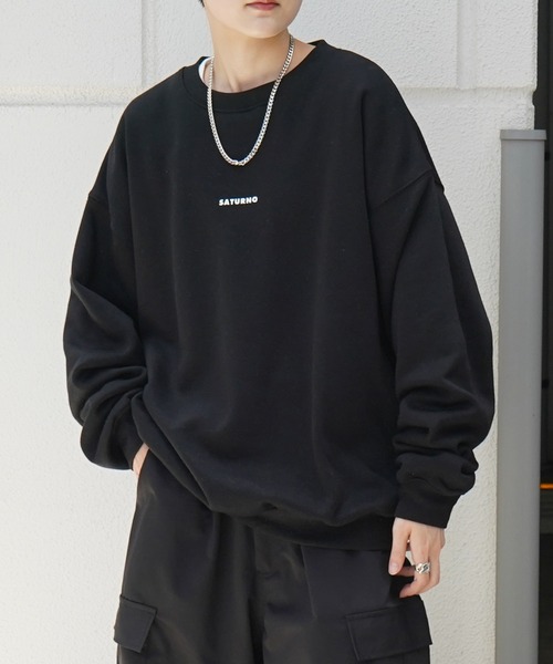 Confirm(コンファーム)の「ワンポイントロゴ / フォトプリント / Shadowガールプリント ビッグシルエット 裏起毛プルオーバースウェット ユニセックス【Confirm】(スウェット・メンズ・ホワイト/ブラック/杢グレー/ホワイト系その他/ブラック系その他/グレー系その他/ブラック系その他2/グレー系その他2/グレー系2・M/L)」の3枚目の写真