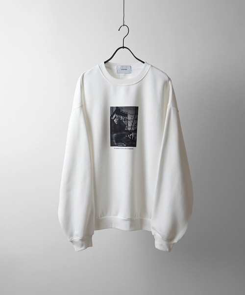 Confirm(コンファーム)の「ワンポイントロゴ / フォトプリント / Shadowガールプリント ビッグシルエット 裏起毛プルオーバースウェット ユニセックス【Confirm】(スウェット・メンズ・ホワイト/ブラック/杢グレー/ホワイト系その他/ブラック系その他/グレー系その他/ブラック系その他2/グレー系その他2/グレー系2・M/L)」の17枚目の写真