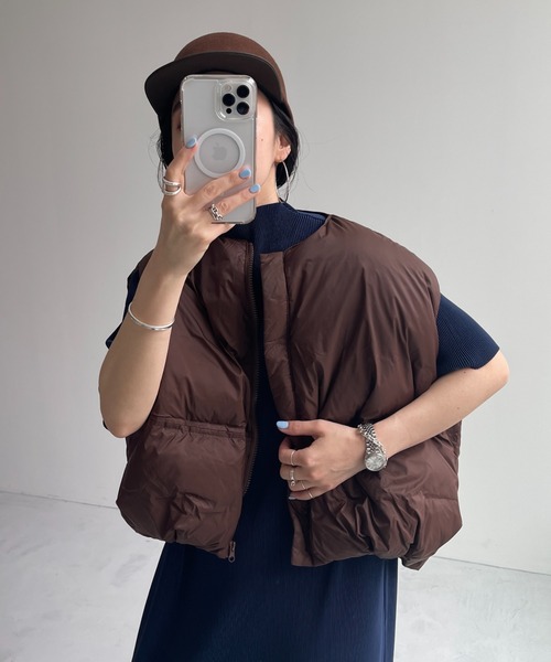 wee9s（ウィークス）の「smooth wool cap / スムースウールキャップ（キャップ・レディース・ブラック/ブラウン・FREE）」の19枚目の写真