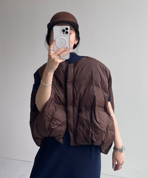 wee9s（ウィークス）の「smooth wool cap / スムースウールキャップ（キャップ・レディース・ブラック/ブラウン・FREE）」の11枚目の写真