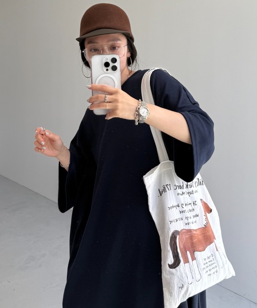 wee9s（ウィークス）の「smooth wool cap / スムースウールキャップ（キャップ・レディース・ブラック/ブラウン・FREE）」の9枚目の写真