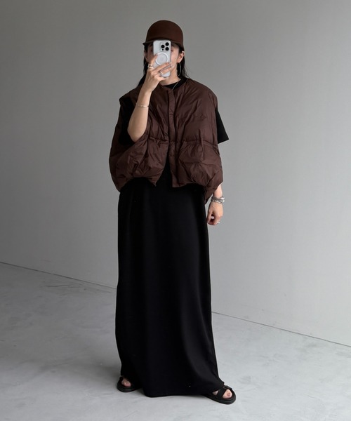 wee9s（ウィークス）の「smooth wool cap / スムースウールキャップ（キャップ・レディース・ブラック/ブラウン・FREE）」の13枚目の写真