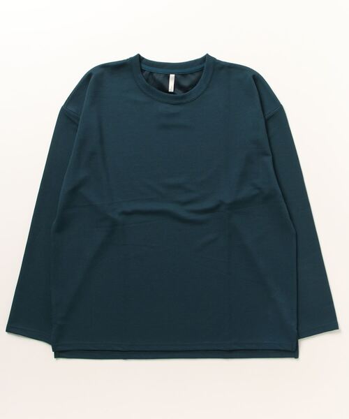 TRAP/U (トラップユー)の「リップルボーダー 長袖Tシャツ(Tシャツ/カットソー・メンズ・杢グレー/ホワイト/ブラック/セージグリーン・L/M)」の4枚目の写真