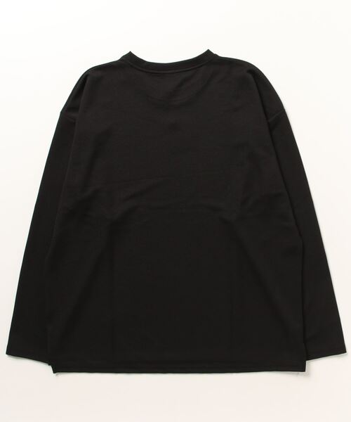 TRAP/U (トラップユー)の「リップルボーダー 長袖Tシャツ(Tシャツ/カットソー・メンズ・杢グレー/ホワイト/ブラック/セージグリーン・L/M)」の5枚目の写真