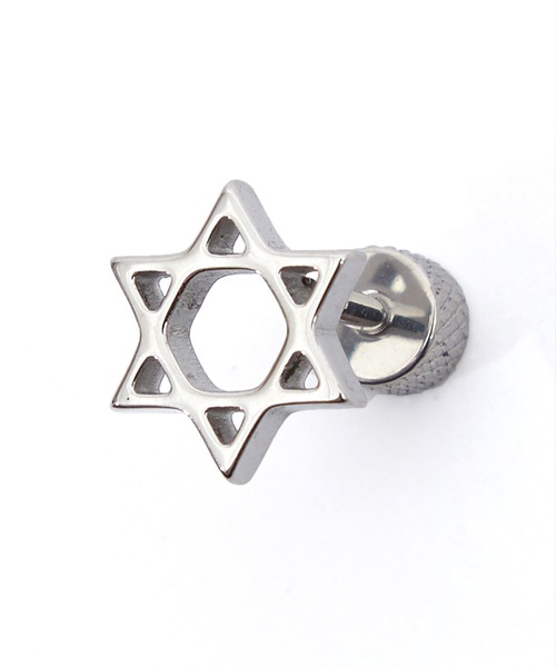 an meets zakka（アンミツザッカ）の「an meets zakka ファニーピアス片耳ピアス（ピアス（片耳用）・メンズ・L/A/C/F/G/D/K/J/B/H/E/I・ONE SIZE）」の2枚目の写真