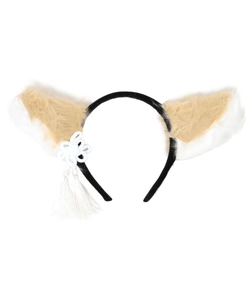 Tika（ティカ）の「コスプレ かわいい アニマル 狐 ふわふわ 和装 キョンシー 体型カバー Aライン 長袖 ワンピース 6点セット（コスチューム/パーティーグッズ・レディース・ブルー・M）」の11枚目の写真