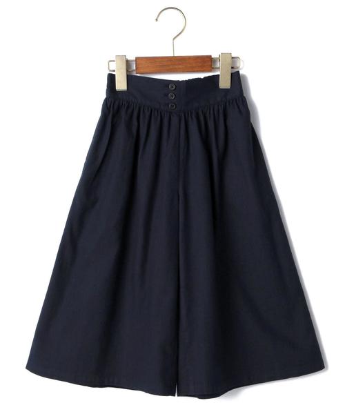 green label relaxing（グリーンレーベルリラクシング）の「ワイドロングパンツ ◆（その他パンツ・キッズ・オリーブ/ネイビー・125/105/135/115）」の2枚目の写真