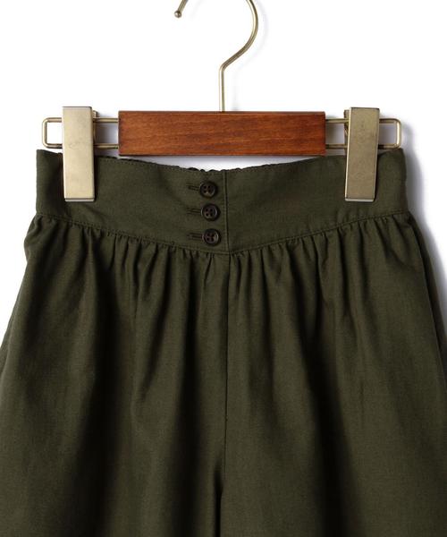 green label relaxing（グリーンレーベルリラクシング）の「ワイドロングパンツ ◆（その他パンツ・キッズ・オリーブ/ネイビー・125/105/135/115）」の6枚目の写真