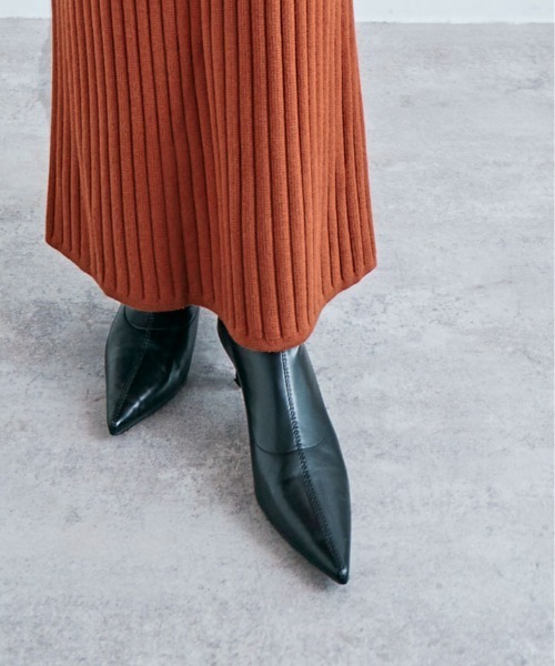 kirakiraShop（キラキラショップ）の「[サイズ展開あり] 長め丈でスッキリ上品見え。リブ ニット タイト ロング スカート（スカート・レディース・モカ/ブラウン/ベージュ/ケリーグリーン/杢グレー/チャコール/ブラック/オフホワイト/ベージュ系その他/ブルーグリーン/グレー系/レッド系/ワインレッド/ネイビー系/オレンジ/ライトブルー/ピンクベージュ/ダークパープル・S-M/L-XL/L/M）」の21枚目の写真